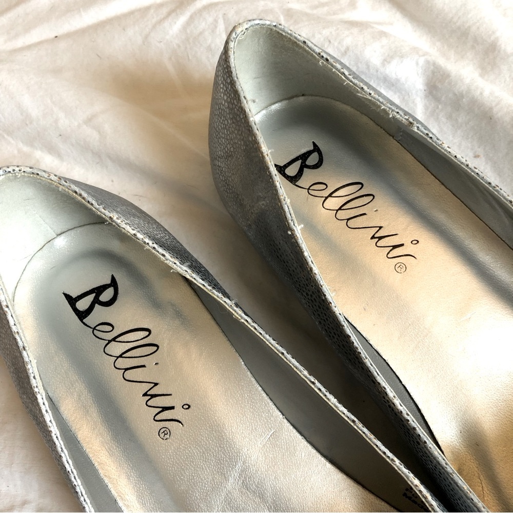 BELLINI Flora Silver Pointed Toe Slip-on Loafer - Picture 9 of 13